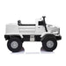 kids mercedes zetros licensed electric ride on car truck white 11 4wd 2 seater