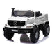 kids mercedes zetros licensed electric ride on car truck white 16 4wd 2 seater
