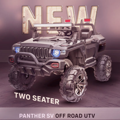 kids panther sv kids ride on car utv mx hummer style new in stock 2 seater 24v 4wd