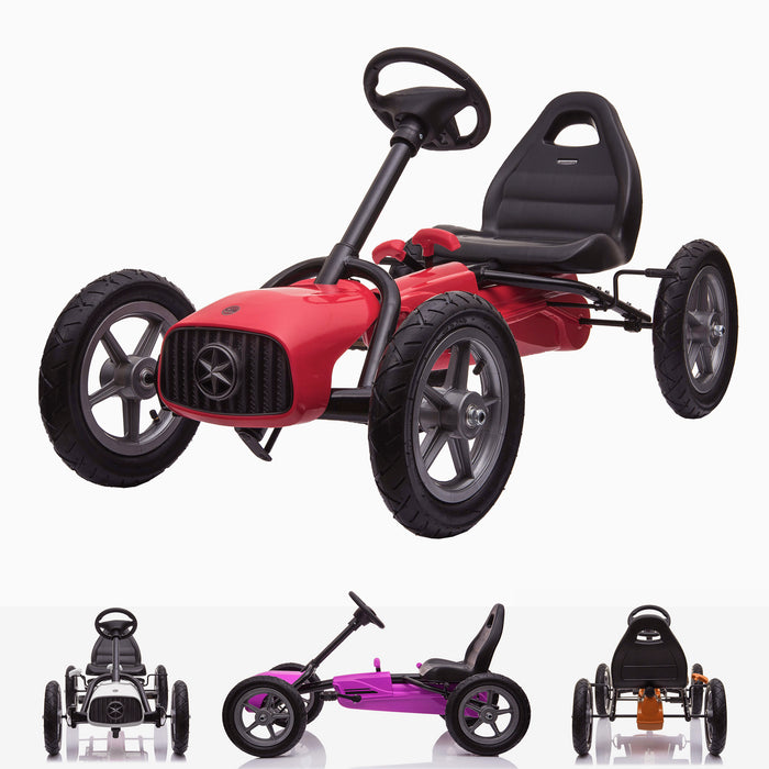 kids pedal powered redux go kart s1000r main red Red 2019