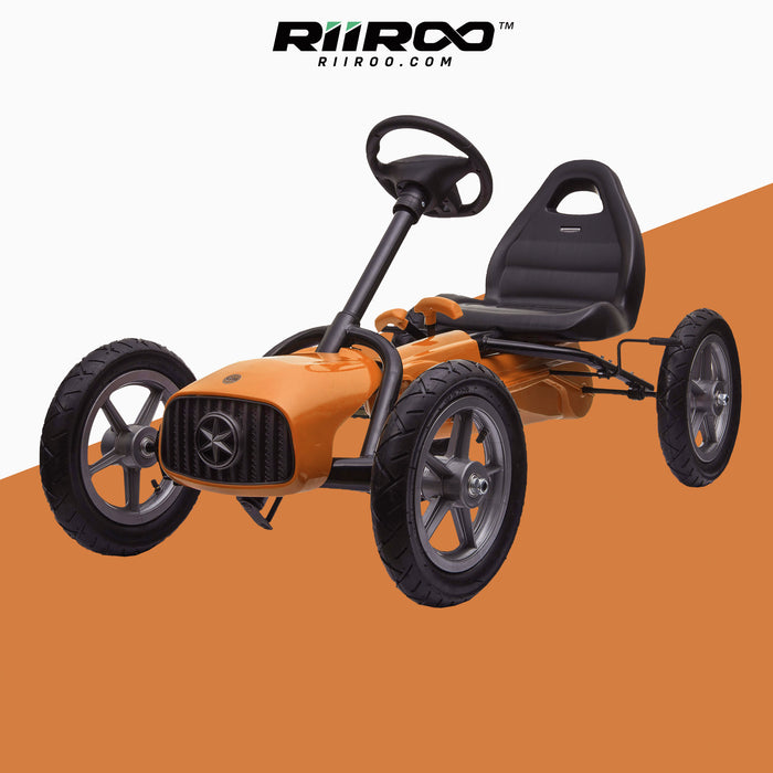 kids pedal powered redux go kart s1000r orange 2019