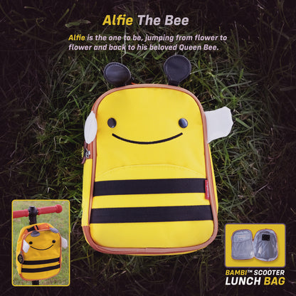 kids push scooter accessories alfie the bee lunch bag accessory