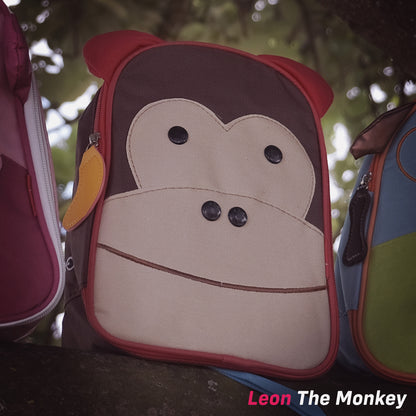 kids push scooter accessories leon the monkey lunch bag accessory