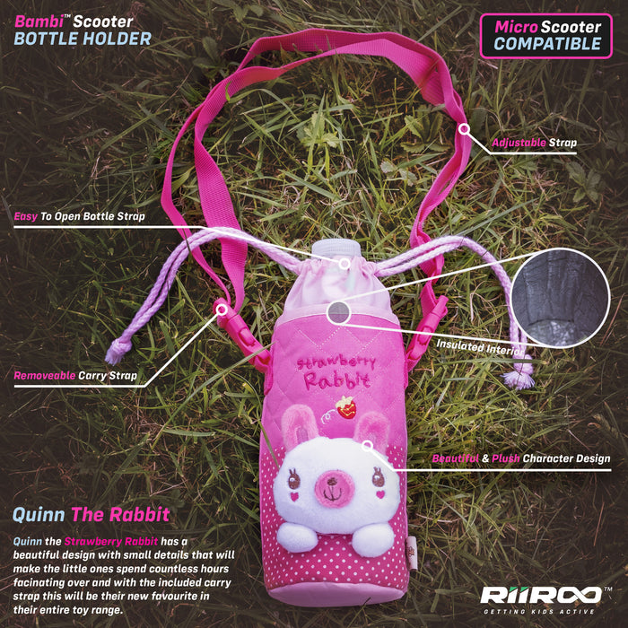 kids push scooter accessories quinn the rabbit bottle holder accessory