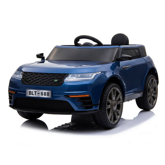 kids range rover velar style electric ride on car jeep blue 12v 2wd