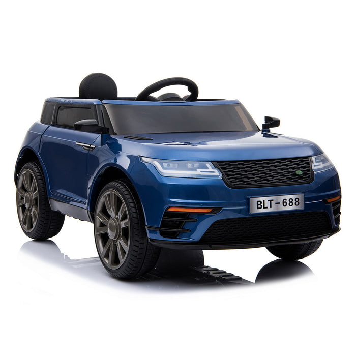 kids range rover velar style electric ride on car jeep blue 12v 2wd