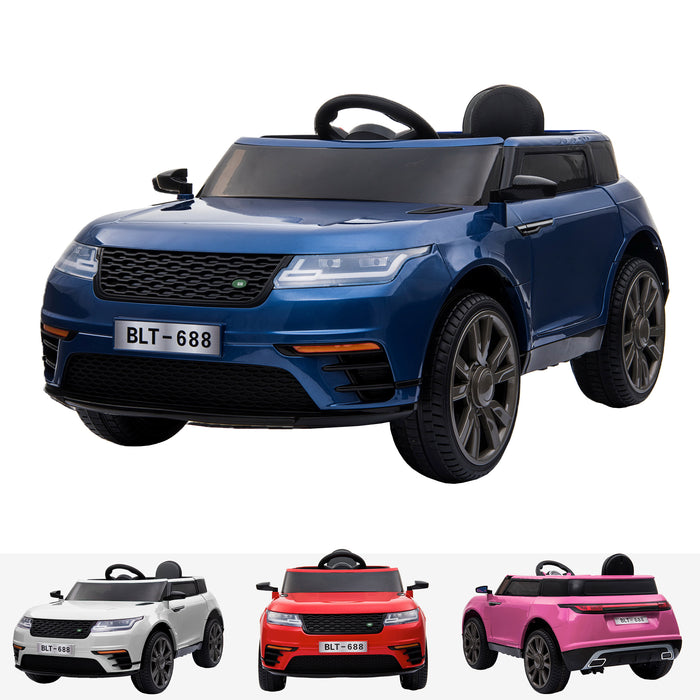 kids range rover velar style electric ride on car jeep blue Painted Blue 12v 2wd