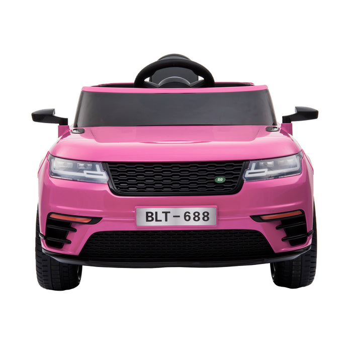 kids range rover velar style electric ride on car jeep pink 11 12v 2wd