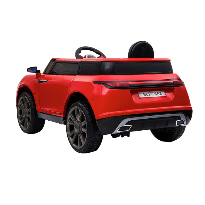 kids range rover velar style electric ride on car jeep red 12v 2wd