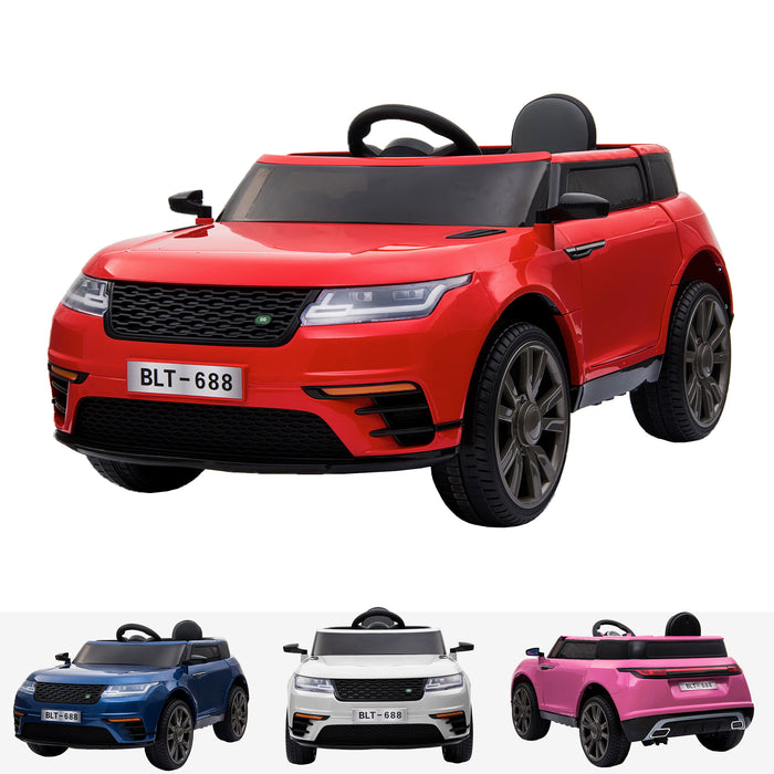 kids range rover velar style electric ride on car jeep red Red 12v 2wd