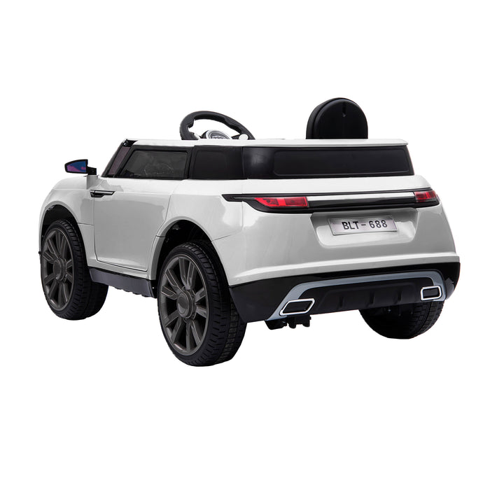 kids range rover velar style electric ride on car jeep white 12v 2wd