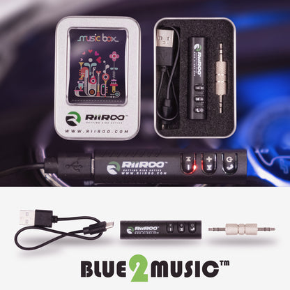 Blue2Music™ 3,5-mm-Aux-In-Bluetooth-Adapter