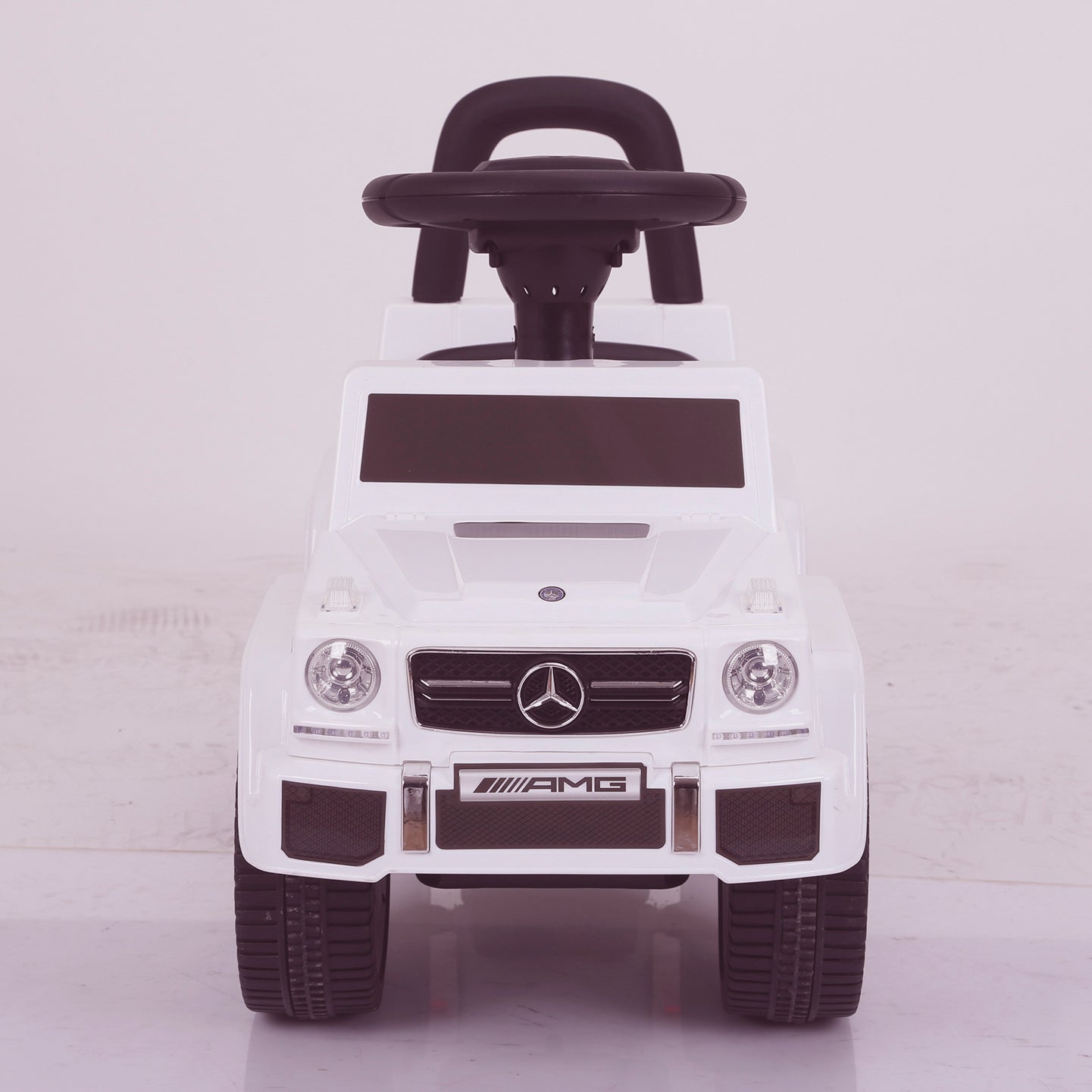 kidspush along mercedes g63 amg with seat storage media centre ride on car 2 front white kids push box and