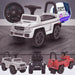 kidspush along mercedes g63 amg with seat storage media centre ride on car white White kids push box and