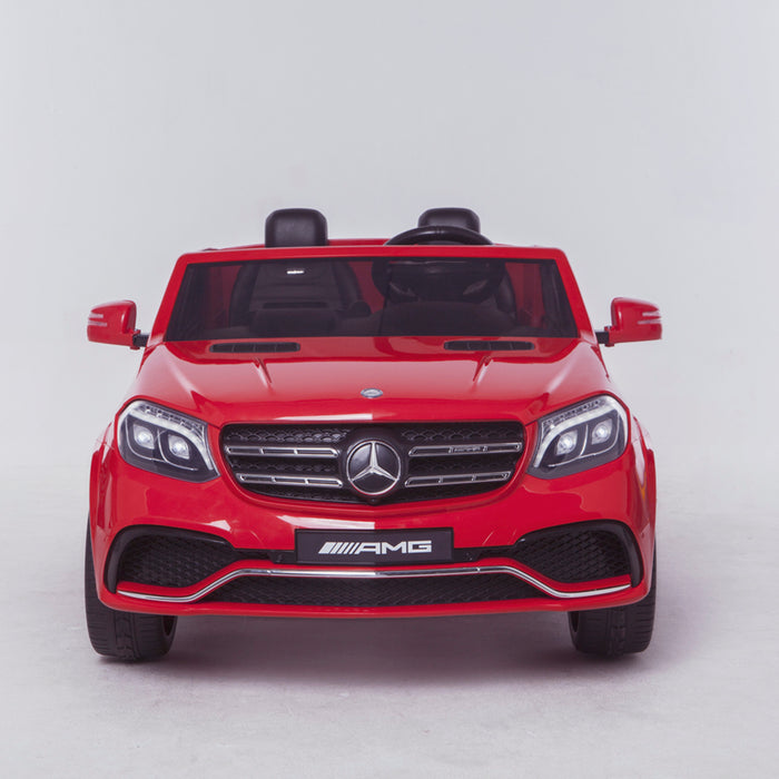 licensed kids 24v mercedes benz gls 63s amg ride on car jeep with parental remote control two seater front direct red 63 electric 4wd
