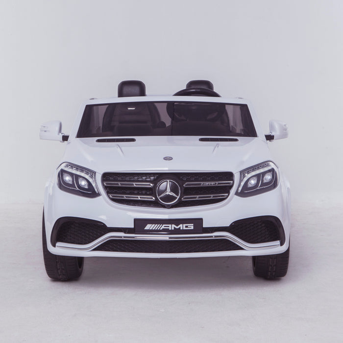 licensed kids 24v mercedes benz gls 63s amg ride on car jeep with parental remote control two seater front direct white 63 electric 4wd