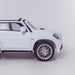 licensed kids 24v mercedes benz gls 63s amg ride on car jeep with parental remote control two seater side close up white 63 electric 4wd