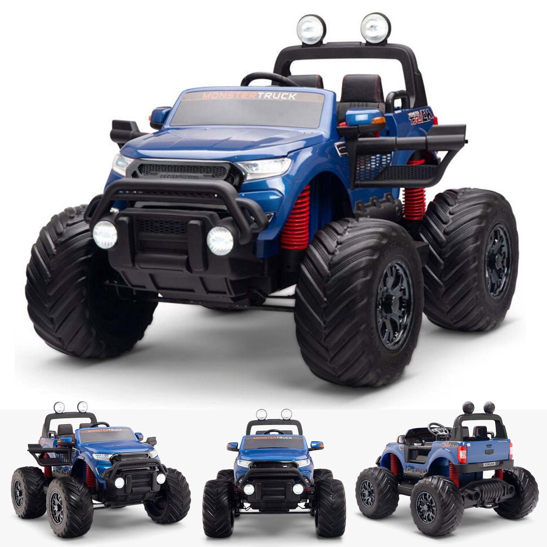 24V Ford Ranger Style Kids Monster Ride On Truck With Remote Control ...