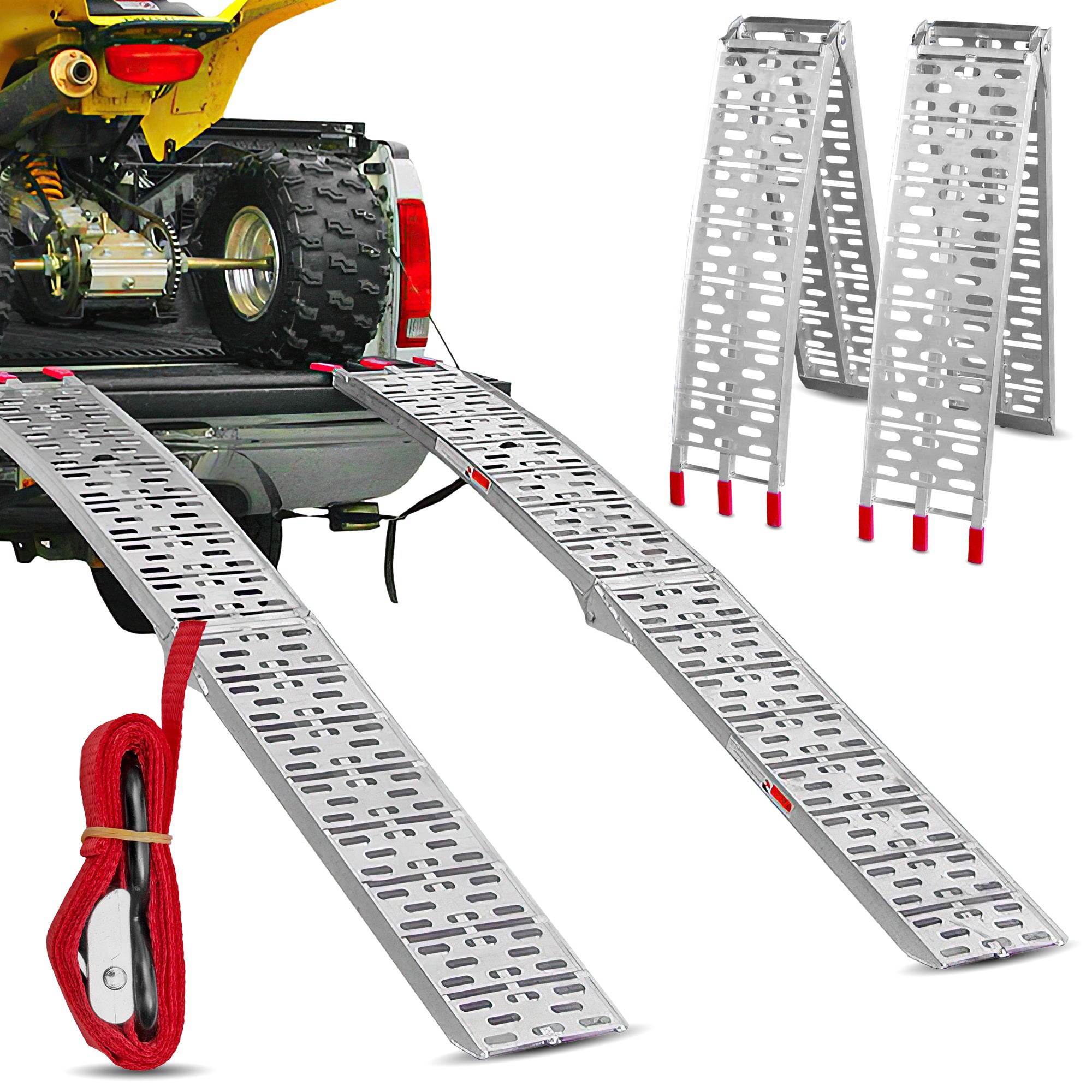 Best Quad Ramp OneMoto Double Ride On Loading Ramp for Quads ATV's Motorbikes UTV's ...