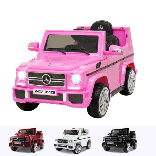 mercedes benz g65 amg licensed 12v battery electric ride on car with remote pink2 Pink kids electric ride on car 12v with parental remote