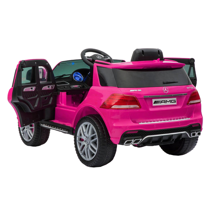 mercedes gle 63s kids electric ride on battery operated car with parental remote control pink back doors licensed amg 63 s 12v power wheels