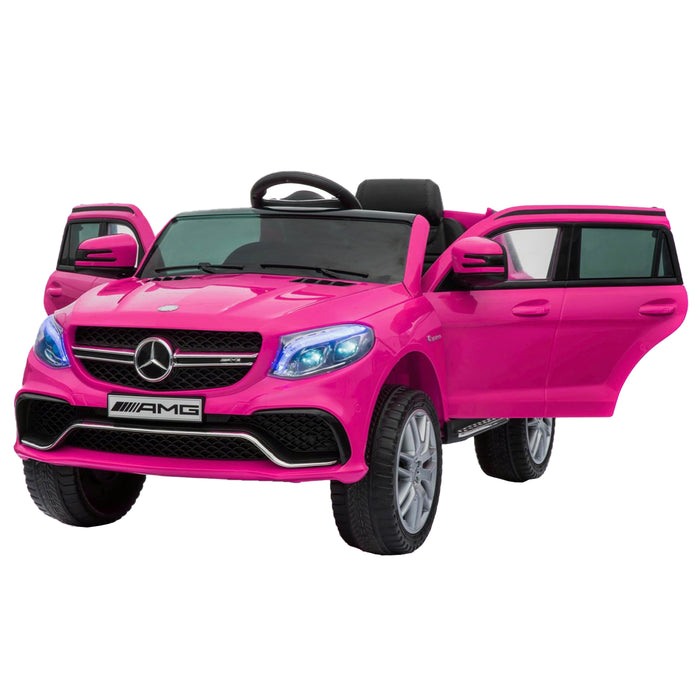 mercedes gle 63s kids electric ride on battery operated car with parental remote control pink main licensed amg 63 s 12v power wheels