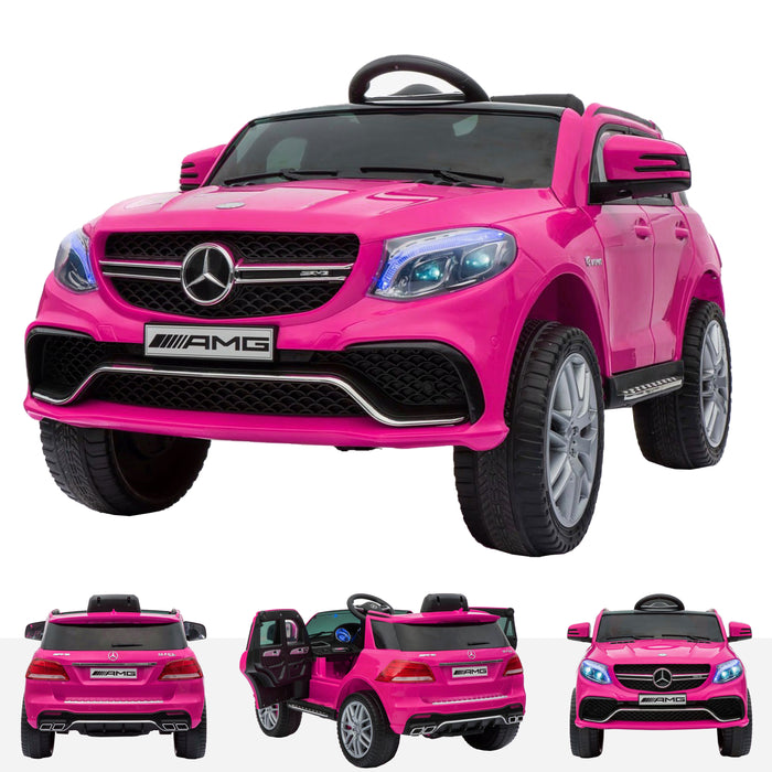mercedes gle 63s kids electric ride on battery operated car with parental remote control pink main Pink licensed amg 63 s 12v power wheels