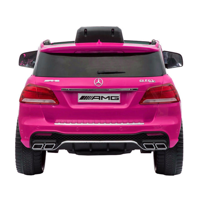 mercedes gle 63s kids electric ride on battery operated car with parental remote control pink rear licensed amg 63 s 12v power wheels