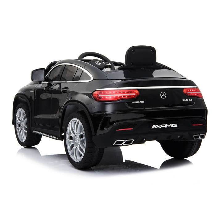 mercedes gle 63 coupe black amg ride on car