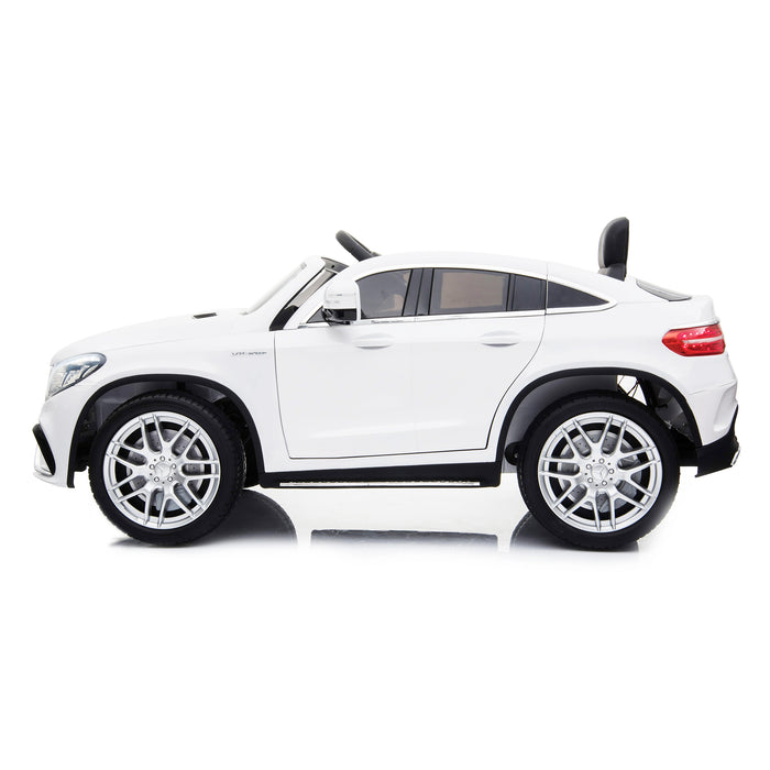 mercedes gle 63 coupe white amg ride on car