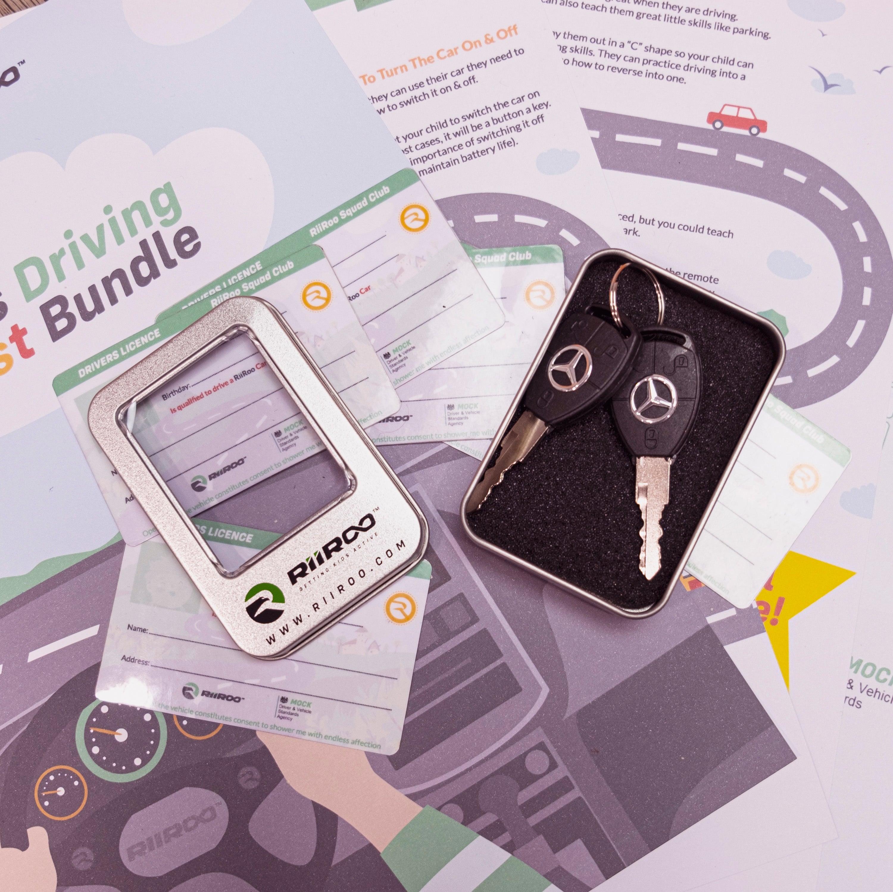 mercedes key driving test certificate bundle