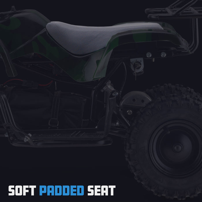OneATV™ | EX3S | 36V | 1000W | ATV Quad Bike | Army Green