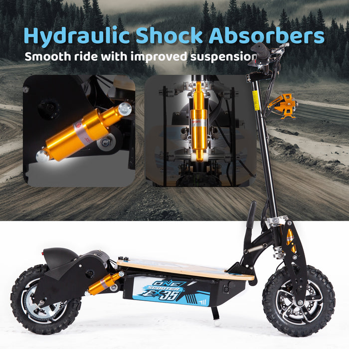 Off Road Adult Electric Scooter 1000W - 48v 12Ah