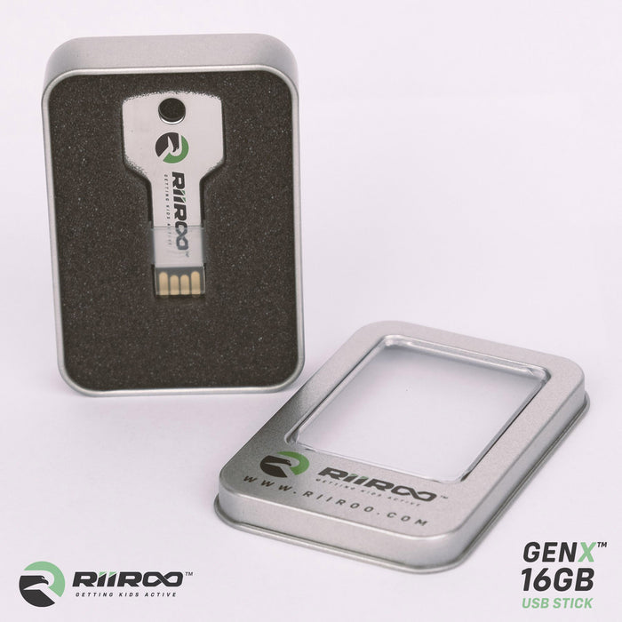 RiiRoo™ GenX™ 16GB Ride on Car Key Shaped USB Stick - 16GB