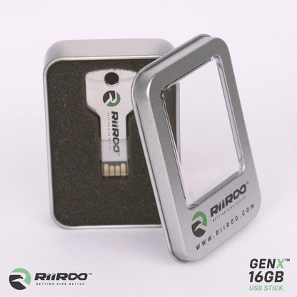 RiiRoo™ GenX™ 16GB Ride on Car Key Shaped USB Stick - 16GB