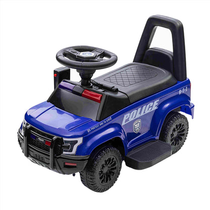 RiiRoo 6V Police Pursuit Push Along & Electric