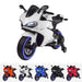 RiiRoo Ducati Style 12V Ride On Motorbike with MP3 White