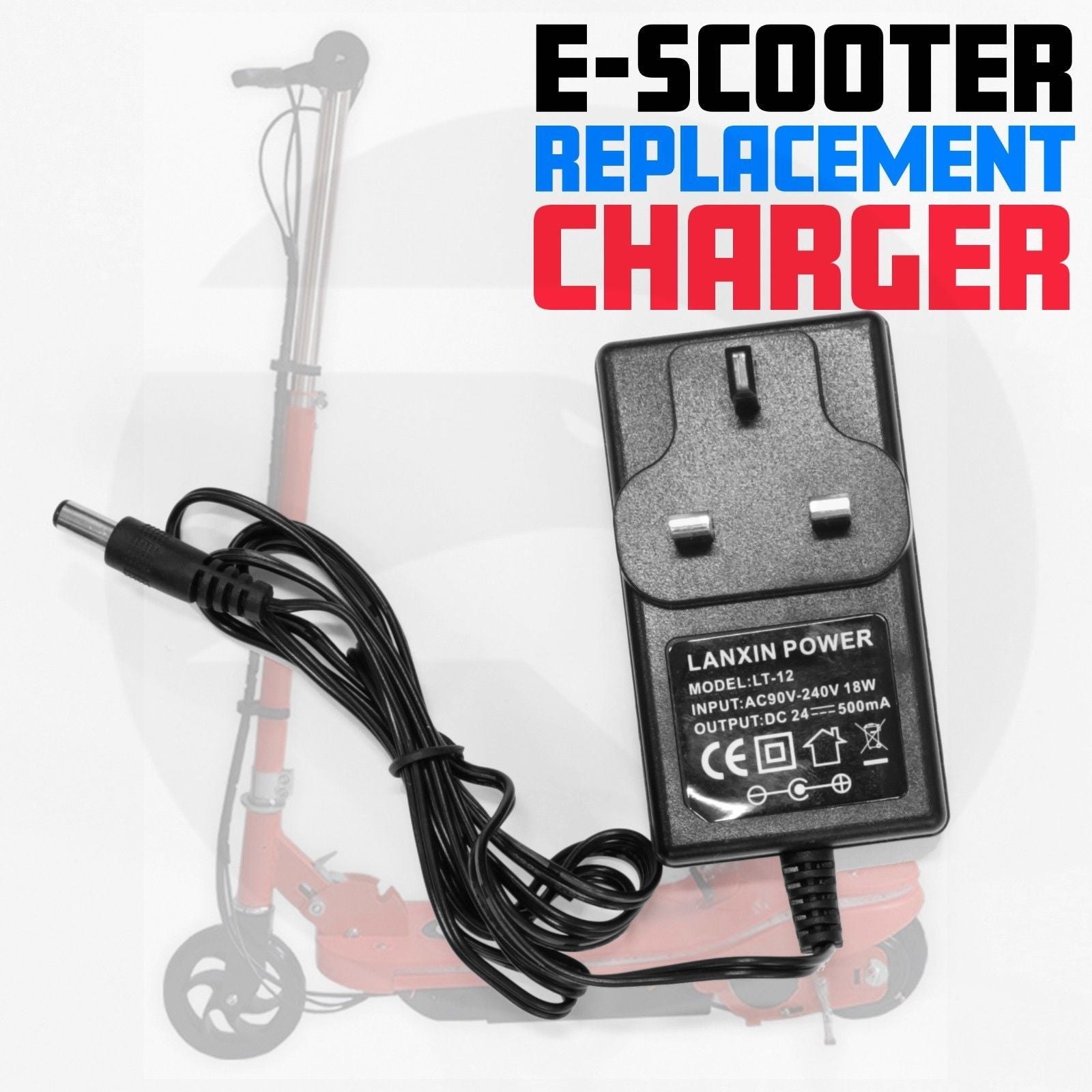 $90 VALUE ECORECO S3 S5 Compatible Scooter Charger Power Adapter 2-pin 42v  2A $34.96 - PicClick