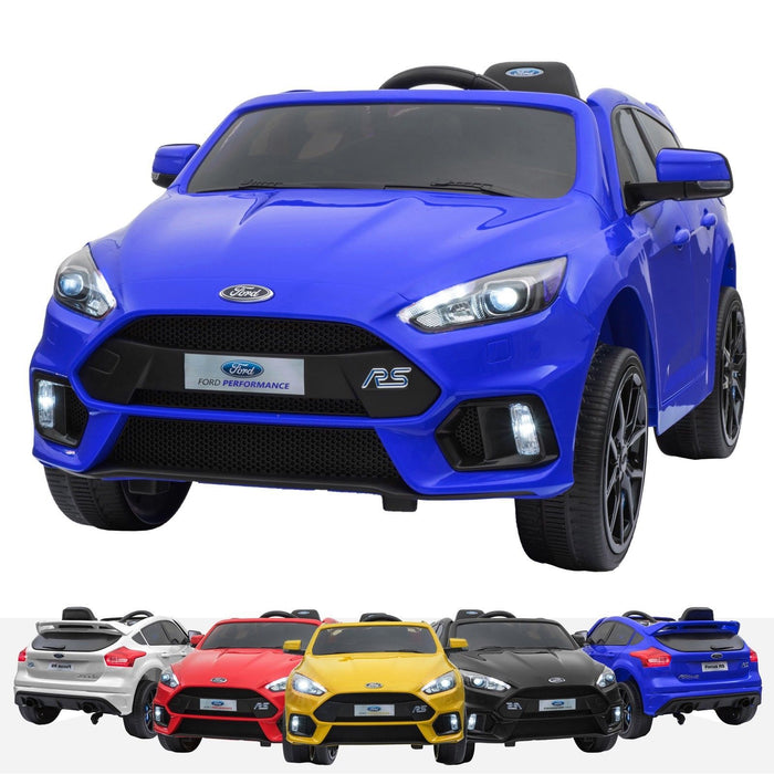 RiiRoo Ford Focus RS Ride On Car - 12V 2WD Blue