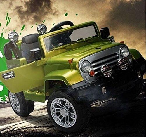 RiiRoo Jeep Wrangler 2.0 Style- 12V 2WD Green