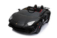 RiiRoo Lamborghini Aventador Ride on Car - 12V 2WD Black