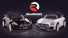 RiiRoo Mercedes Benz AMG GT R Ride On CarMercedes Benz AMG GT R Ride On Carin black and white