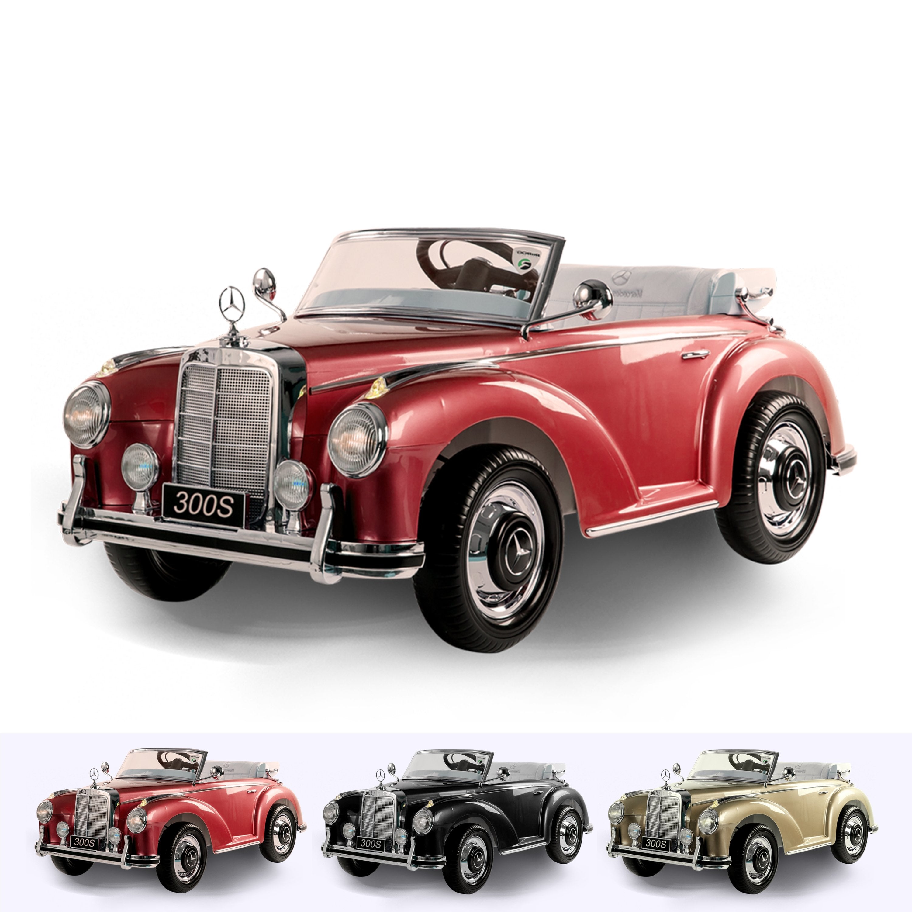 Mercedes 300s electric shop car