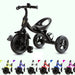 RiiRoo Trike Rider Kids Tricycle Black