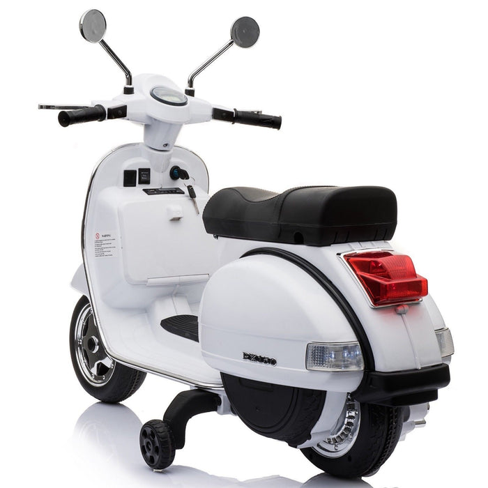 RiiRoo Vespa Licensed PX150 12V Kids Electric Ride On Battery Powered Motorbike