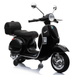 vespa black 1024x1024 Black vespa licensed px150 6v kids electric ride on motorbike