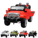 wranggler 2 red Red jeep wrangler style ride on suv car electric battery 12v music remote