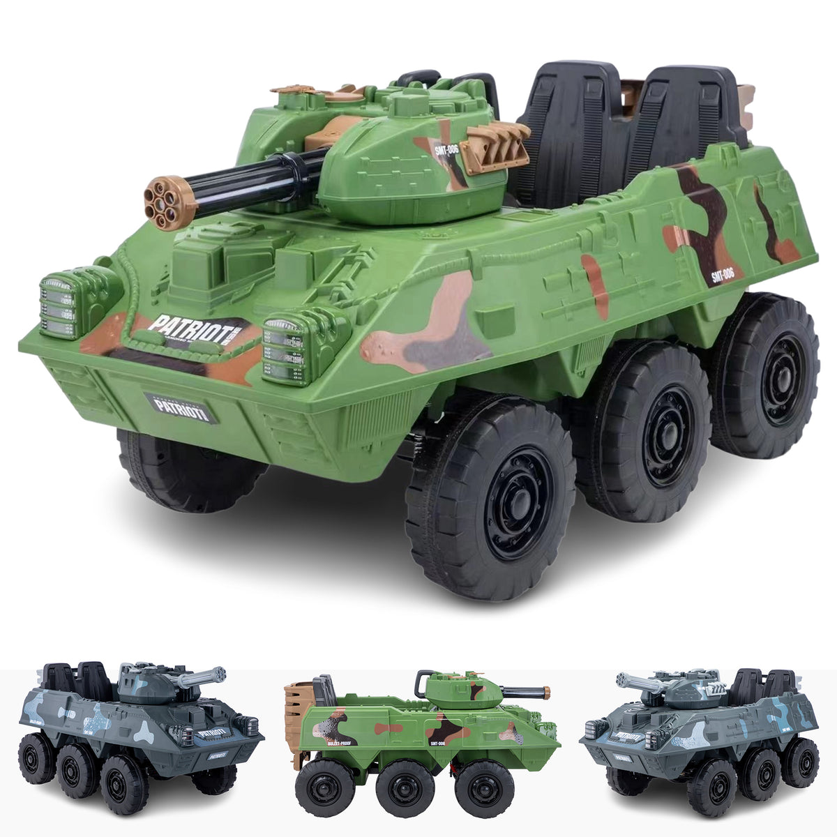 Army tank best sale ride on toy