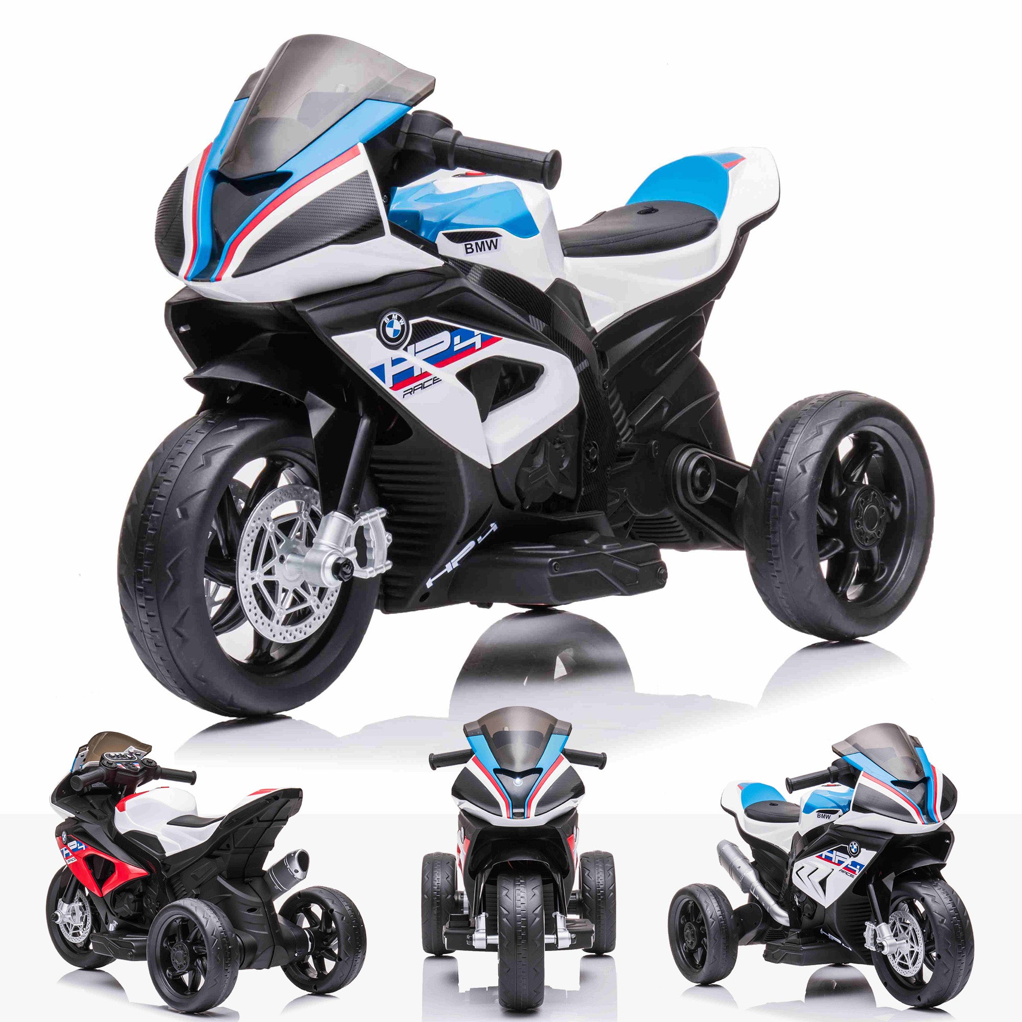 Bmw HP4 12V Mini Motorbike Trike