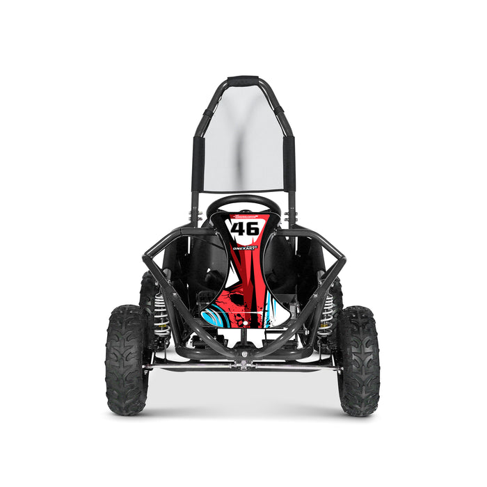 Seat for Go-Kart or Buggy RED BLACK - Version 5